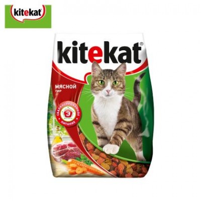 Корм сухой полнорационный KKitekat для взрослых кошек 