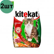Корм сухой полнорационный KKitekat для взрослых кошек 