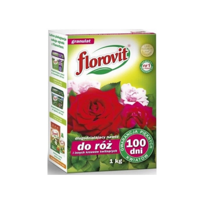 Удобрение для роз и цветущих кустарников FLOROVIT длит. действия 100 дней (1кг)
