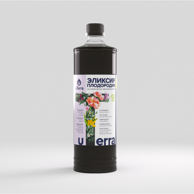 Подкормка для цветов и декор. растений Почвенный эликсир uTerra (1л)
