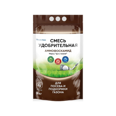 Удобрение для газона Аммофоскамид смесь (3кг), ГродноАзот