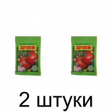 Удобрение для томатов и перцев ЗДРАВЕНЬ ТУРБО быстрорастворимое (30г) -2шт
