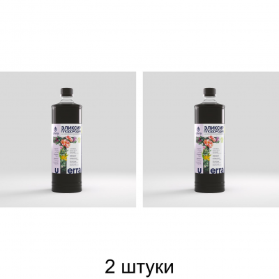 Подкормка для цветов и декор. растений Почвенный эликсир uTerra (1л) -2шт