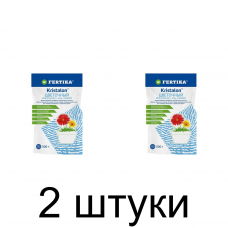 Удобрение FERTIKA Кристалон цветочный, минеральное (500г) -2шт