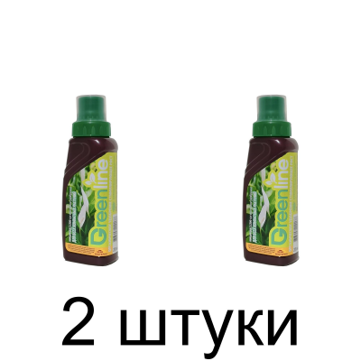 Удобрение для всех комнатных растений Greenline органическое (285мл) -2шт