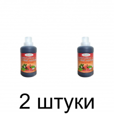 Удобрение БИОГУМУС+ГУМАТ КАЛИЯ гуминовое, концентрат (600мл) -2шт