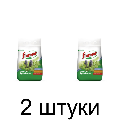 Удобрение для хвойных растений FLOROVIT в гранулах (3кг) -2шт