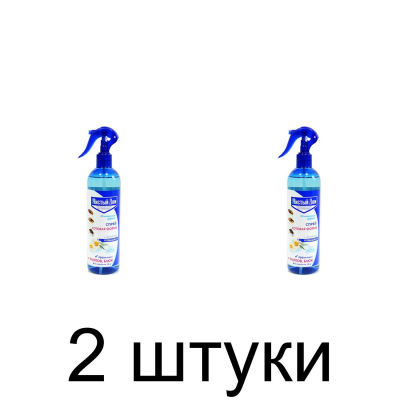 Спрей от клопов и блох Чистый Дом с экстрактом ромашки, без запаха (400мл) -2шт