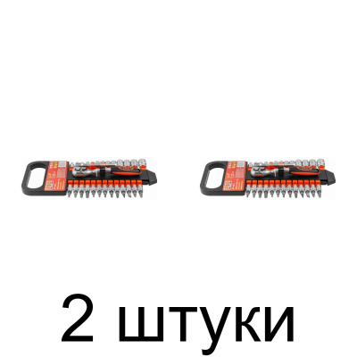 Набор головок с трещоткой STARTUL PRO-42814 1/4