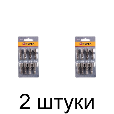 Набор бит-головок TOPEX 39D387 8шт/уп. -2шт