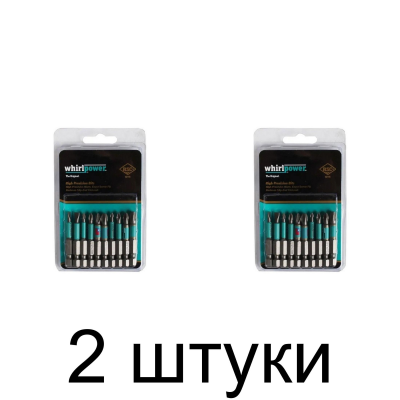 Набор бит WHIRLPOWER PH/PZ/SL 50мм 10шт/уп. -2шт