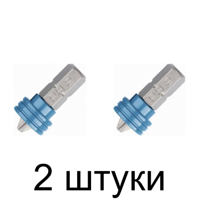 Бита GROSS 11456 PH2 50мм с ограничителем -2шт