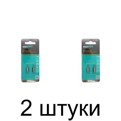 Бита WHIRLPOWER T6 25мм 2шт/уп. -2шт