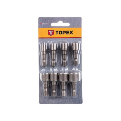 Набор бит-головок TOPEX 39D387 8шт/уп.