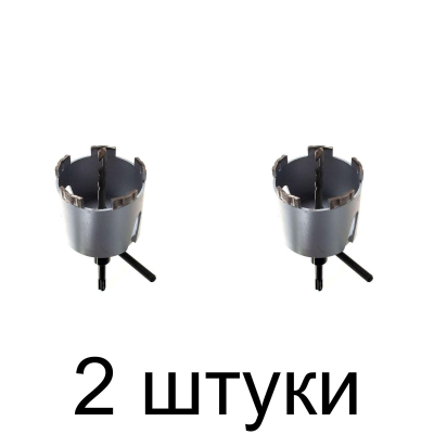 Коронка SDS+ алмазная HILBERG Laser 80мм -2шт