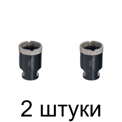 Коронка алмазная д/УШМ VIRA Rage 40мм -2шт