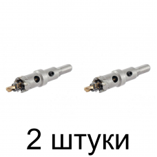 Коронка по металлу твердоспл. DENZEL 19мм -2шт