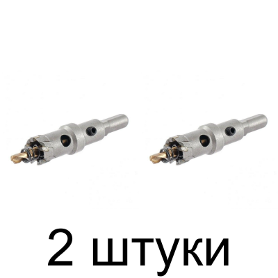 Коронка по металлу твердоспл. DENZEL 19мм -2шт