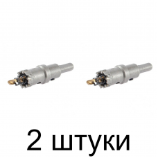 Коронка по металлу твердоспл. DENZEL 22мм -2шт