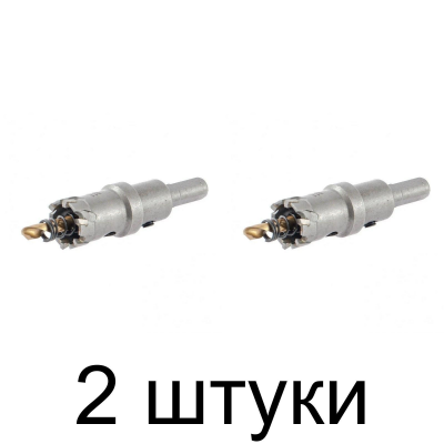 Коронка по металлу твердоспл. DENZEL 22мм -2шт