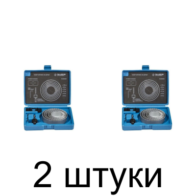 Набор коронок по дереву ЗУБР 2955-H08_z01 51-102мм 8пр/уп. -2шт