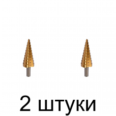 Сверло ступенчатое YATO YT-44741 TiN 4-22мм - 2 шт