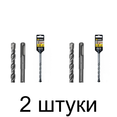 Сверло SDS+ GRAFF 6х100х160мм - 2 шт