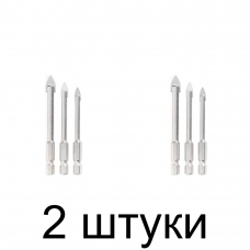 Набор сверл по плитке MATRIX 72825 5/6/8мм 6гр. 3шт/уп. - 2 шт
