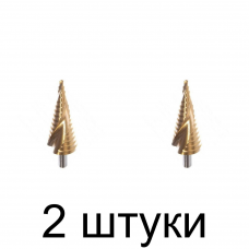 Сверло ступенчатое MATRIX 72359 3-гран. 4-32мм - 2 шт