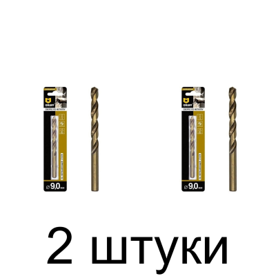 Сверло по нерж.стали GRAFF 9,0мм - 2 шт