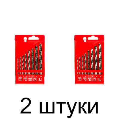 Набор сверл по дереву MATRIX 70282 3-10мм 8шт/уп. - 2 шт