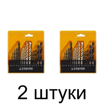 Набор сверл комб. STAYER 29720-H16 16пр. - 2 шт