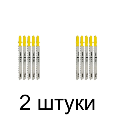 Пилка д/лобзика по дереву VOREL 27813 5шт. -2 набора