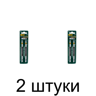 Пилка д/лобзика по металлу FIT T318AF 2шт./уп. -2 набора