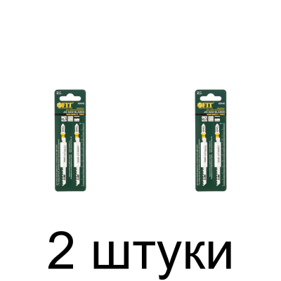Пилка д/лобзика по дереву FIT T244D 2шт./уп. -2 набора