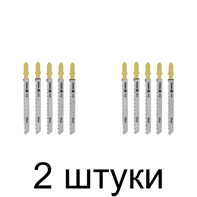 Пилка д/лобзика по дереву VOREL 27810 5шт. -2 набора