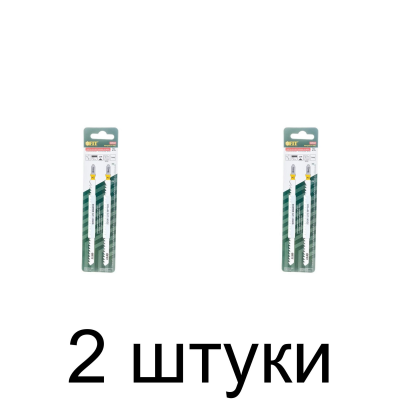 Пилка д/лобзика по дереву FIT T344D 2шт./уп. -2 набора