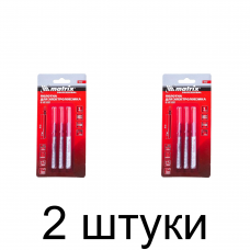 Пилка д/лобзика по металлу MATRIX T118A 3шт/уп. -2 набора