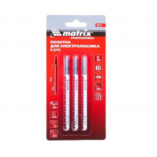 Пилка д/лобзика по дереву MATRIX T244D 3шт/уп.