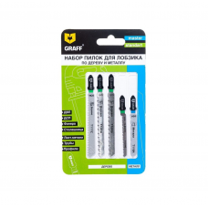 Набор пилок д/лобзика GRAFF 5шт/уп.