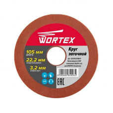 Круг д/станка по заточке цепей WORTEX 105х22.2х3.2мм
