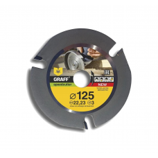 Диск д/УШМ по дереву GRAFF 125мм