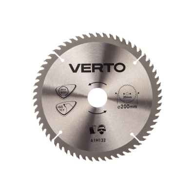 Диск пильный VERTO 200х30мм 60зуб. 61H132