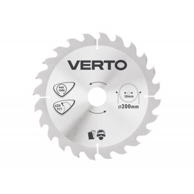 Диск пильный VERTO 200х30мм 24зуб. 61H128