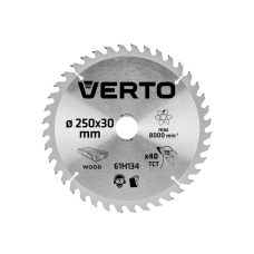 Диск пильный VERTO 250х30мм 40зуб. 61H134