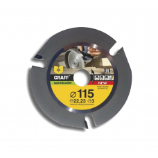 Диск д/УШМ по дереву GRAFF 115мм