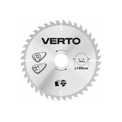 Диск пильный VERTO 180х30мм 40зуб. 61H106