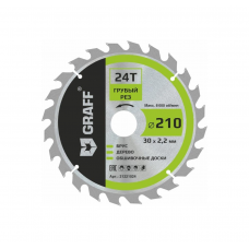 Диск пильный GRAFF 210мм 24зуб.