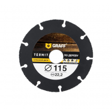 Диск д/УШМ по дереву GRAFF Termit 115мм