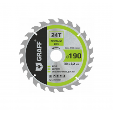 Диск пильный GRAFF 190мм 24зуб.